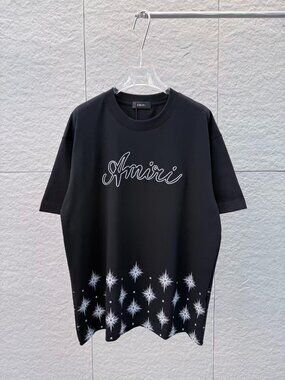 Amiri Men's Classic Summer Short-Sleeve Black